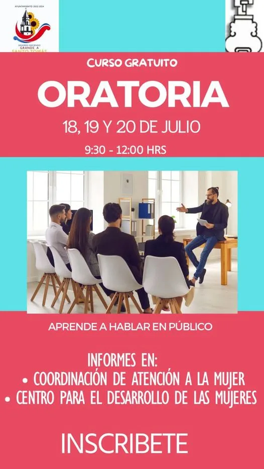 Los invitamos a participar en el proximo curso de oratoria jpg