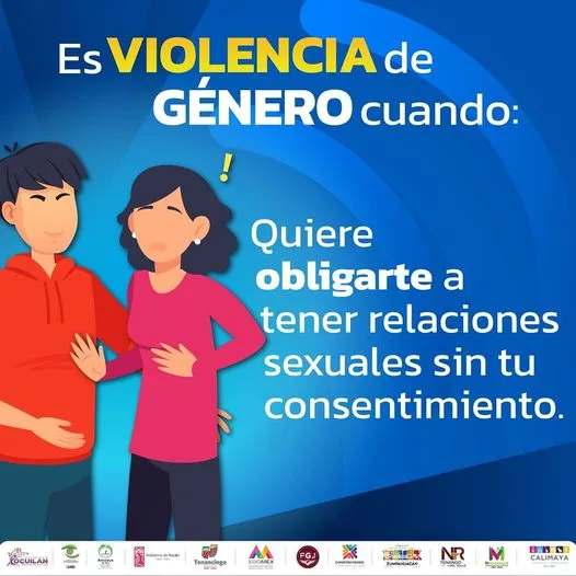 No es amor es violencia denuncia Cuando alguien intenta forzarte jpg