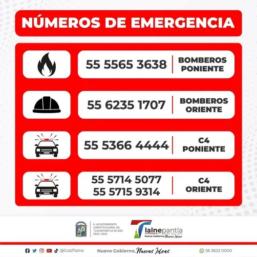 Ponemos a tu disposicion nuestros numeros de emergencia Usalos de jpg