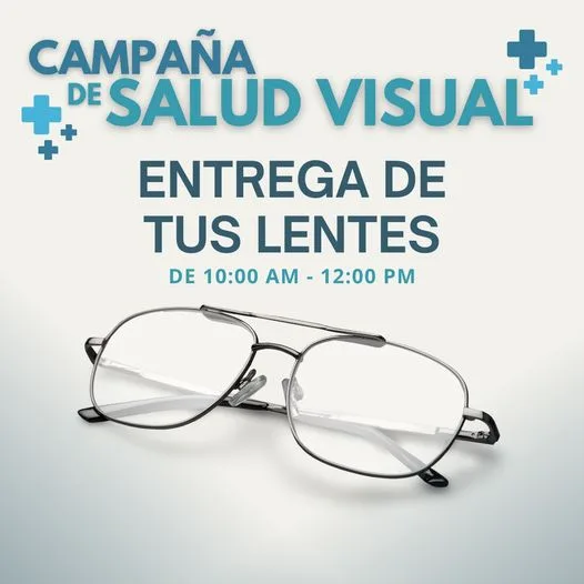 Si encargaste tus lentes en la Jornada de Salud Visual jpg