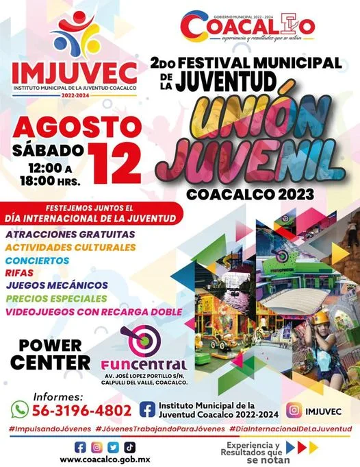 Sumate al Festival Municipal Union Juvenil ¡Te esperamos el proximo jpg