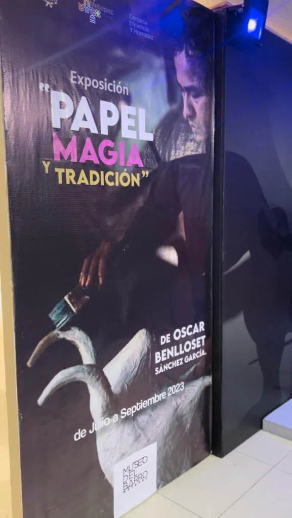 Te esperamos en la exposicion Papelmagia y tradicion de Oscar jpg