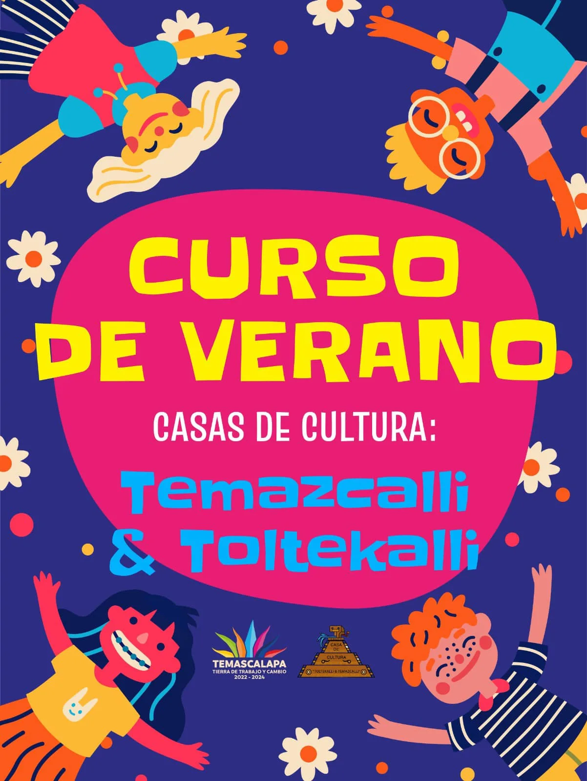 Te invitamos al CursoDeVerano que casa de cultura Toltecalli y jpg