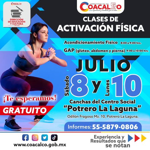 ¡Activate con la Direccion de Educacion y Cultura Coacalco 2022 2024