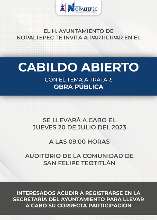 ¡Atencion residentes de San Felipe Teotitlan