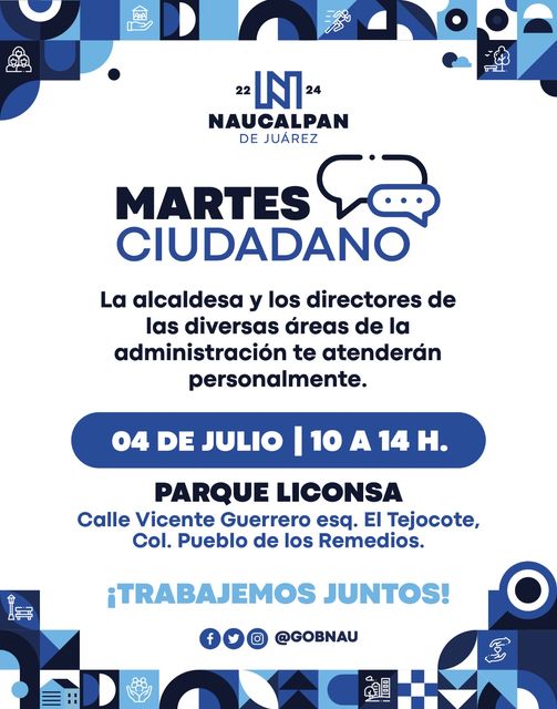 ¡Atencion vecinos ¡El MartesCiudadano esta a la vuelta de la