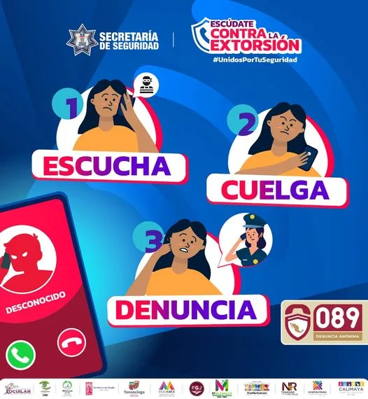 ¡Denuncia la extorsion telefonica Si fuiste victima de una llamada jpg