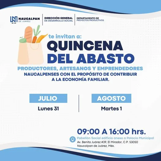 ¡Descubre la Quincena del Abasto ¿Te gustaria disfrutar de productos jpg