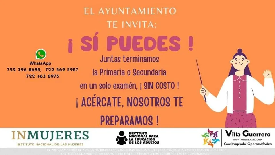 ¡Juntos y juntas lo lograremos Acude al Instituto Municipal de jpg