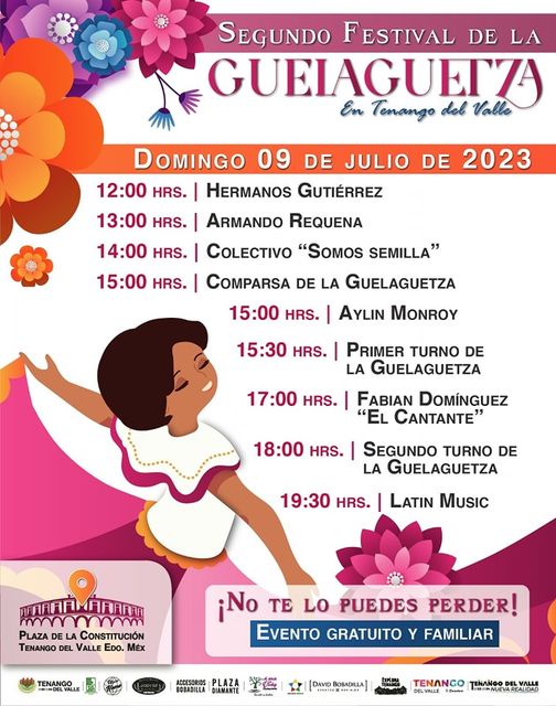 ¡La fiesta continua Este domingo disfruta de la Guelaguetza asi