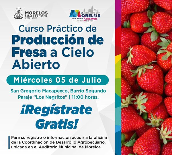 ¡Llevamos a San Gregorio Macapexco el Curso Practico de Produccion