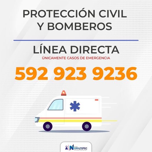 ¡Manten siempre a mano el numero de Proteccion Civil Siempre