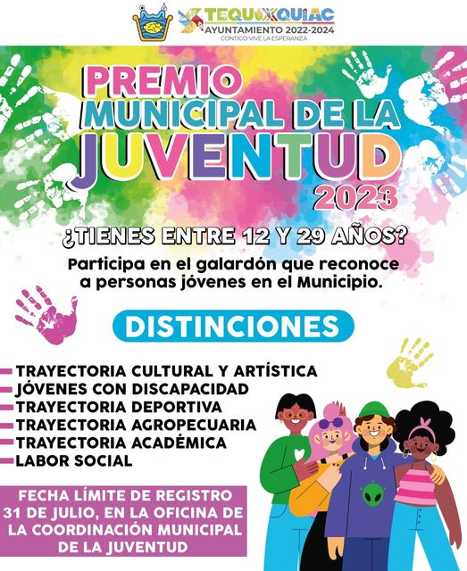 ¡Participa en la Segunda Edición del Premio Municipal de la Juventud