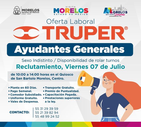 ¡Si estas en busca de empleo acercate al modulo de