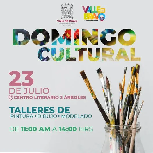 ¡Te esperamos en el Domingo Cultural en Centro Literario 3 jpg