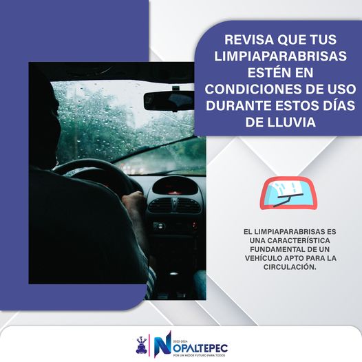 ¡Toma tus precauciones En estos dias de lluvia es necesario