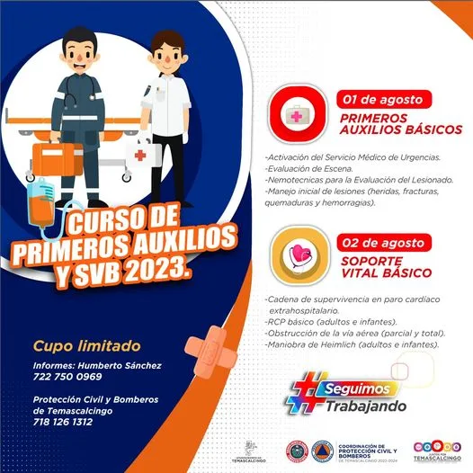 ¡¡Te invitamos a tomar el curso de Primeros Auxilios y jpg