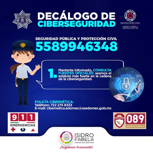 🛜 Estos dias te compartiremos varios puntos del Decalogo de