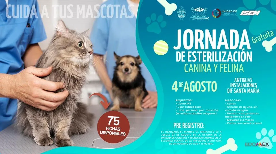 1690893066 JORNADA GRATUITA DE ESTERILIZACION 2023 Esterilizacion canina y felina totalme jpg