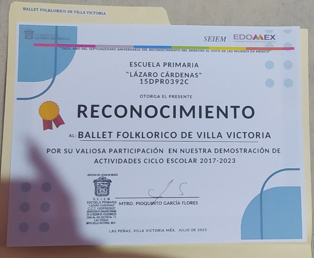 1690924017 617 Expresamos nuestro reconocimiento y felicitacion al Ballet Folclorico de Villa