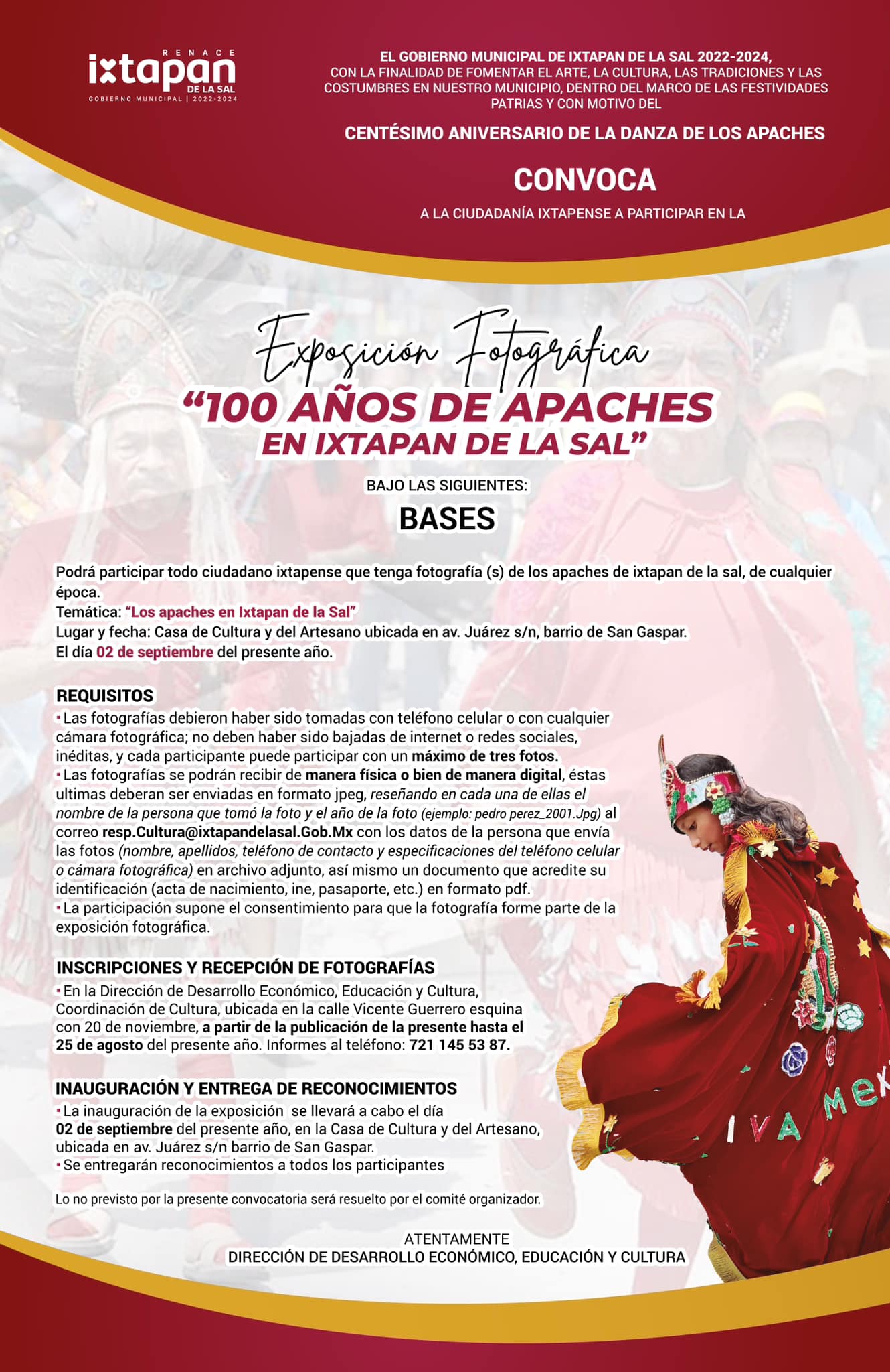 1691080845 344 ¡Convocatoria Abierta para Nuestra Exposicion Fotografica 100 anos de apaches