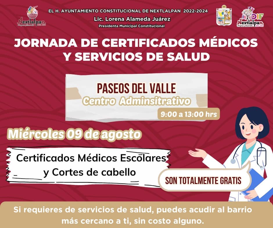 1691099260 828 ESTA POR COMENZAR La jornada de certificados medicos escolares y