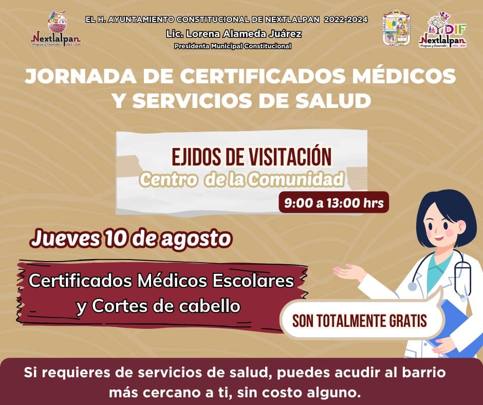 1691099264 491 ESTA POR COMENZAR La jornada de certificados medicos escolares y