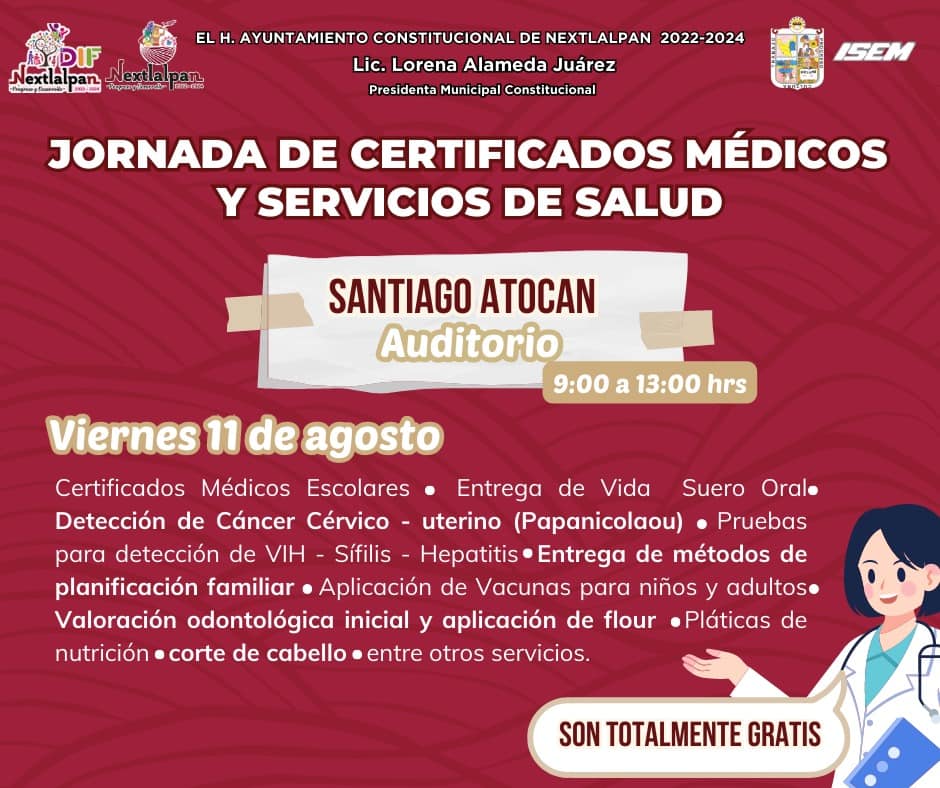 1691099268 652 ESTA POR COMENZAR La jornada de certificados medicos escolares y