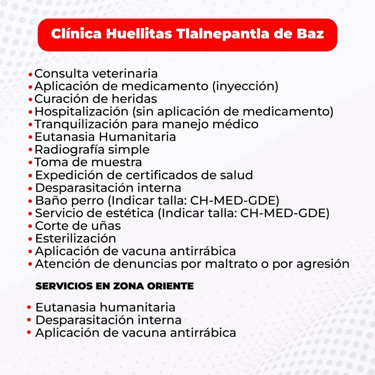 1691151492 877 Conoce los diferentes servicios que ofrece nuestra Clinica Veterinaria Huellitas