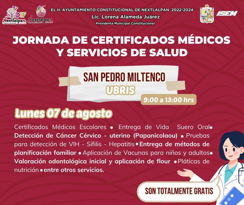 1691163906 287 ESTA POR COMENZAR La jornada de certificados medicos escolares y