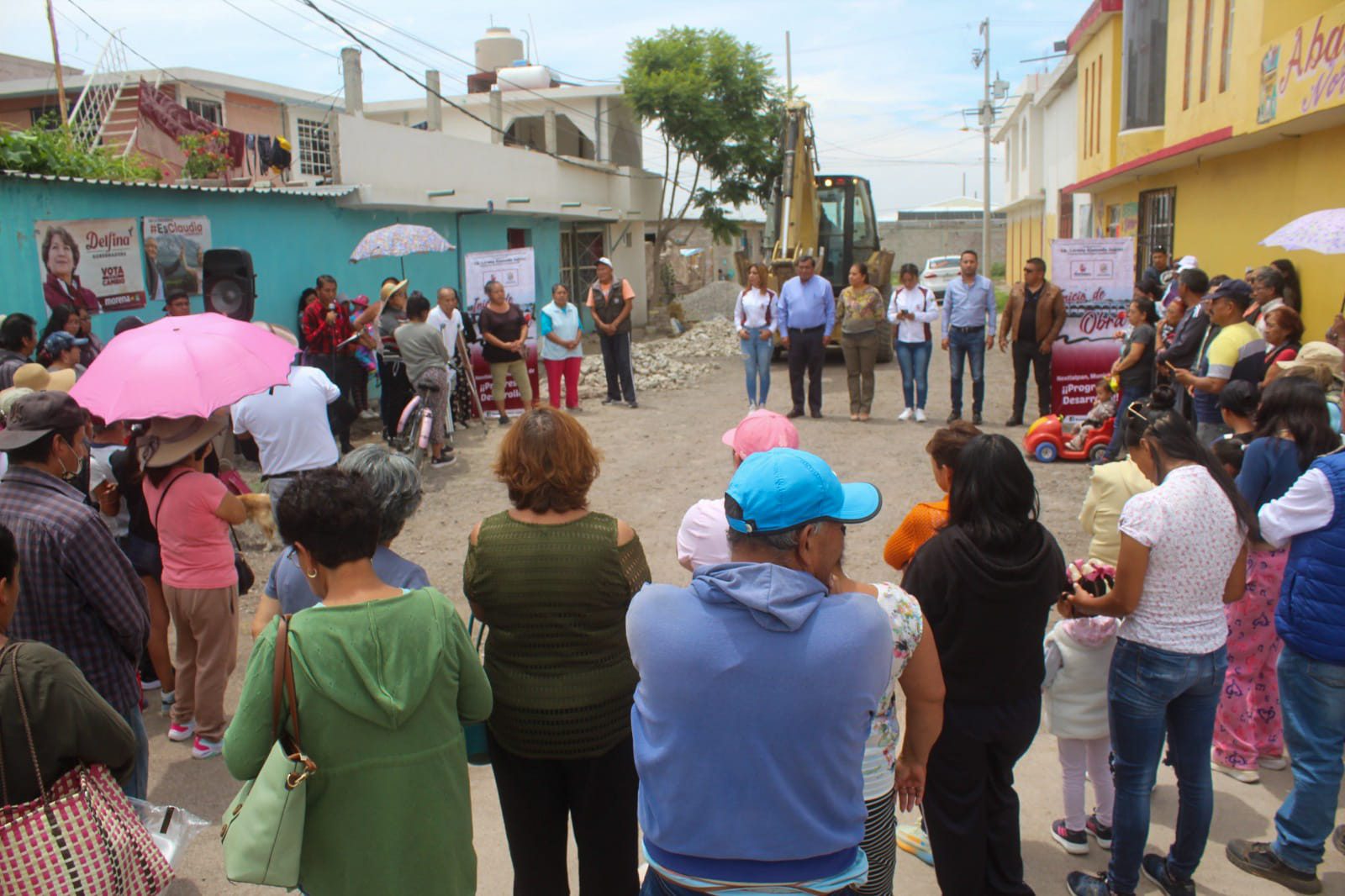 1691171170 792 ¡LOS INICIOS DE OBRA NO TERMINAN La PresidentaMunicipal Lorena Alameda