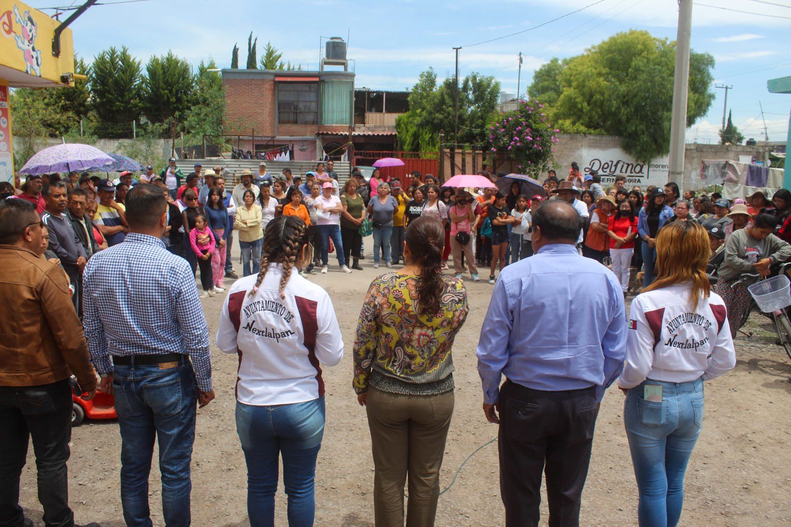 1691171178 131 ¡LOS INICIOS DE OBRA NO TERMINAN La PresidentaMunicipal Lorena Alameda