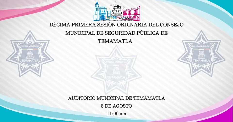 1691181142 Decima Primera Sesion Ordinaria del Consejo Municipal de Seguridad Publica jpg