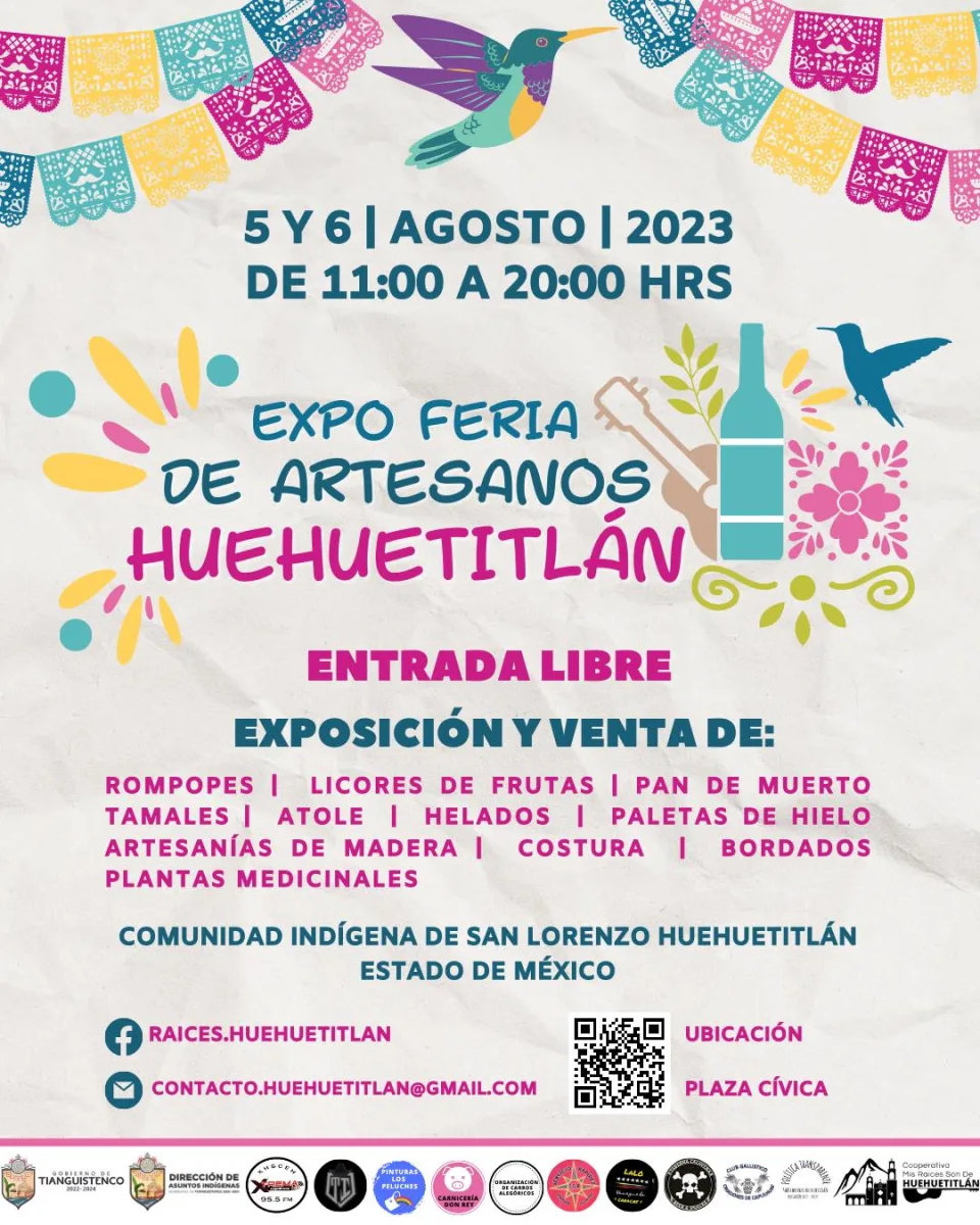 1691264203 30 Hoy inicia la gran ExpoFeriaDeLicoresHuehuetitlan visita nuestra comunidad de