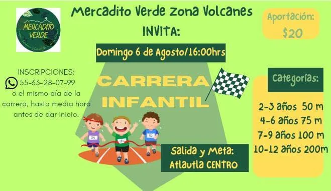 1691273732 MANANA DOMINGO 6 DE AGOSTO SE REALIZARA LA CARRERA INFANTIL jpg