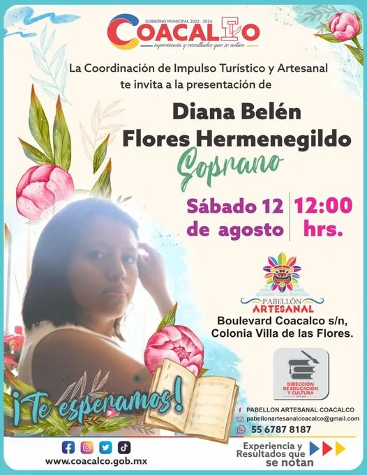 1691413912 Acompananos a la presentacion de la soprano Diana Belen Flores jpg