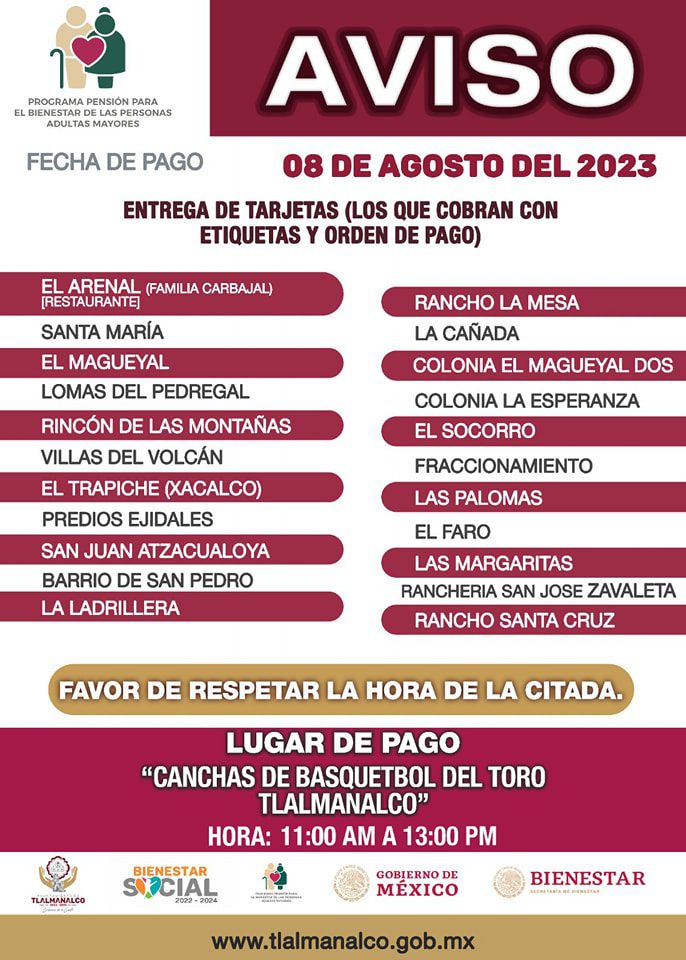 1691415600 120 Compartimos las fechas para la entrega de tarjetas del programa