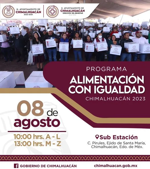 1691428108 Si eres beneficiario del Programa Alimentacion con Igualdad recuerda asistir jpg