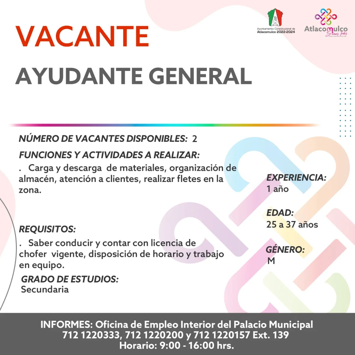 1691428711 166 ¡Te compartimos las vacantes de empleo correspondientes a esta semana