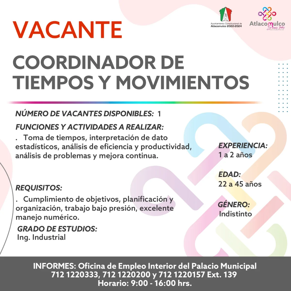 1691428726 583 ¡Te compartimos las vacantes de empleo correspondientes a esta semana