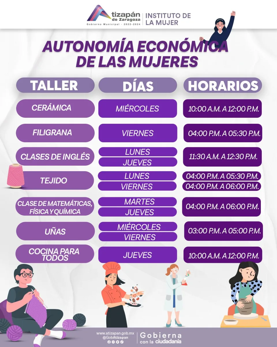 1691436098 997 Invitamos a las mujeres atizapenses a participar y descubrir su