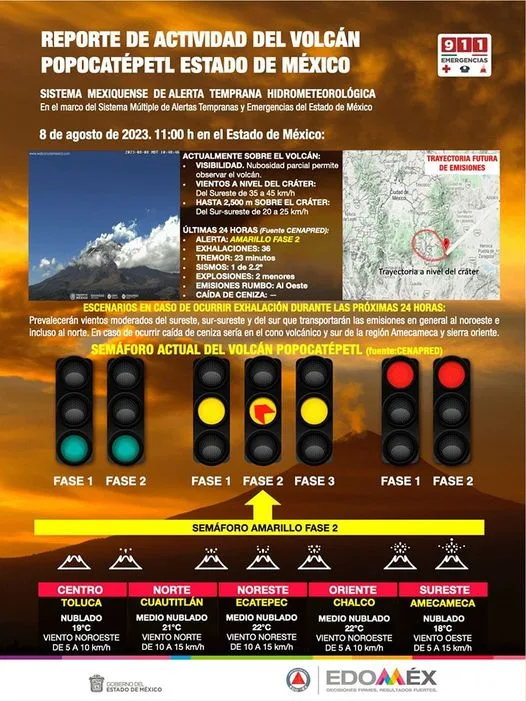 1691526179 REPORTE DE ACTIVIDAD DEL VOLCAN POPOCATEPETL ESTADO DE MEXICO jpg