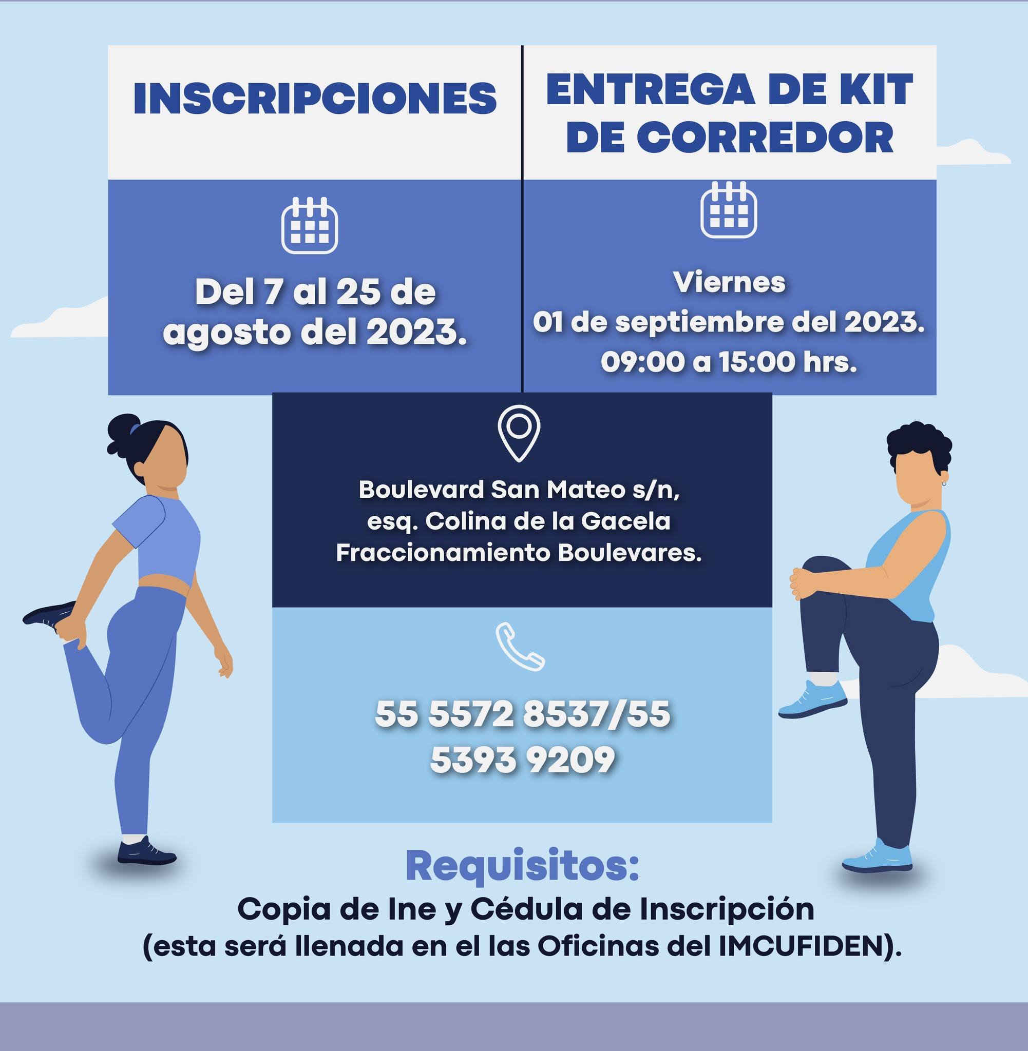 1691590460 221 1a Caminata Carrera Interdependencias Unidos por el Deporte Fecha