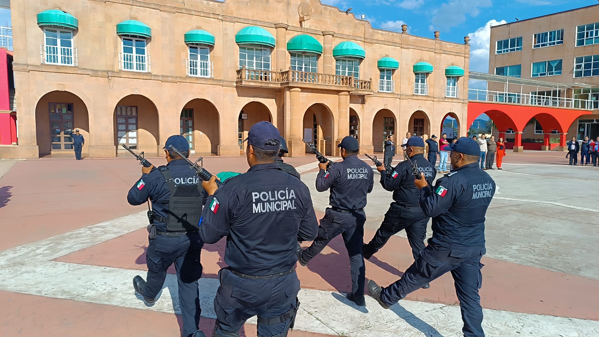 1691595681 898 Elementos de Seguridad Publica de Villa Victoria realizaron la ceremonia