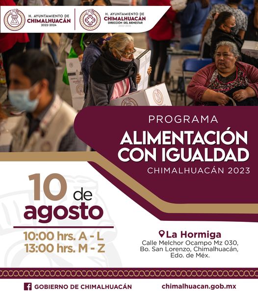 1691608535 787 Si eres beneficiario del Programa Alimentacion con Igualdad recuerda asistir