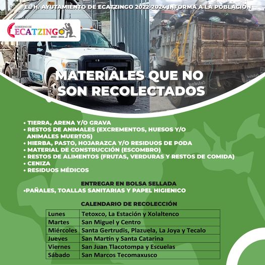 1691612965 570 EL H AYUNTAMIENTO DE ECATZINGO 2022 2024 INFORMA A LA POBLACION