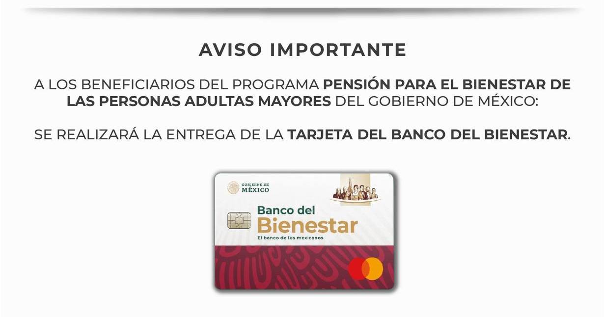 1691670068 638 TarjetaBienestar ¡Importante aviso para nuestros adultos mayores que recibe