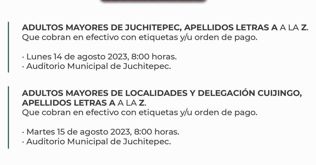 1691670073 329 TarjetaBienestar ¡Importante aviso para nuestros adultos mayores que recibe