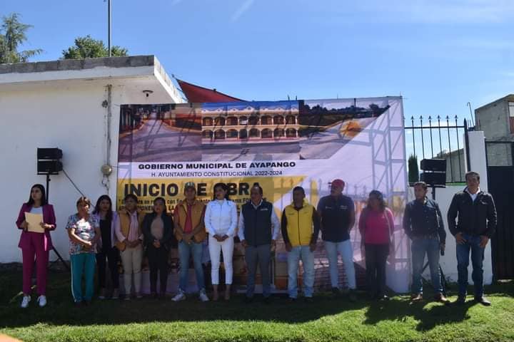 1691670655 496 InicioDeObra El Gobierno Municipal de Ayapango administracion 2022 2024 que pr