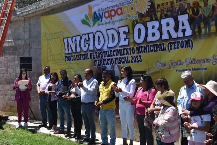 1691685220 415 InicioDeObra El Gobierno Municipal de Ayapango administracion 3022 2024 que pr